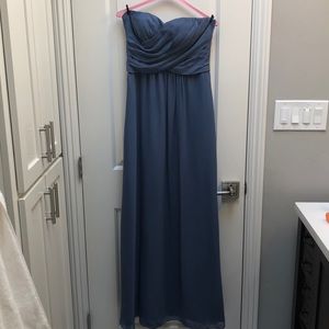 Weddington Way strapless bridesmaid dress